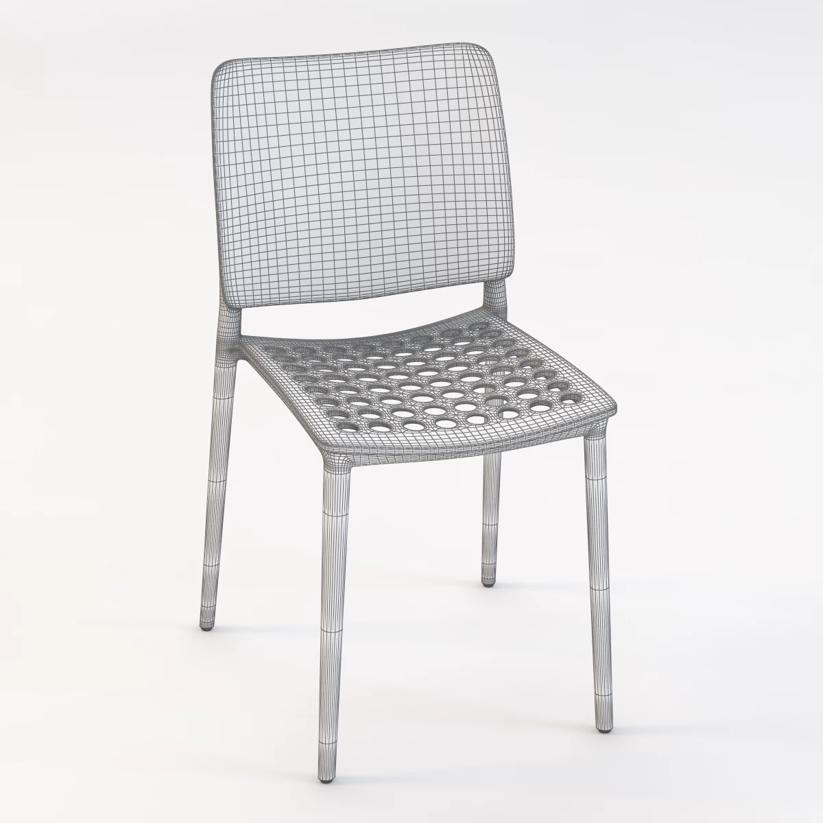 Bonaldo Chair Collection 02 3D Model_012